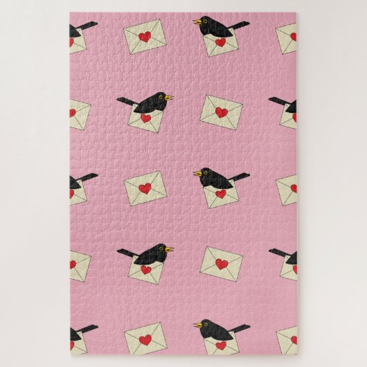 Van Blackbird met liefde Legpuzzel (Verticaal)