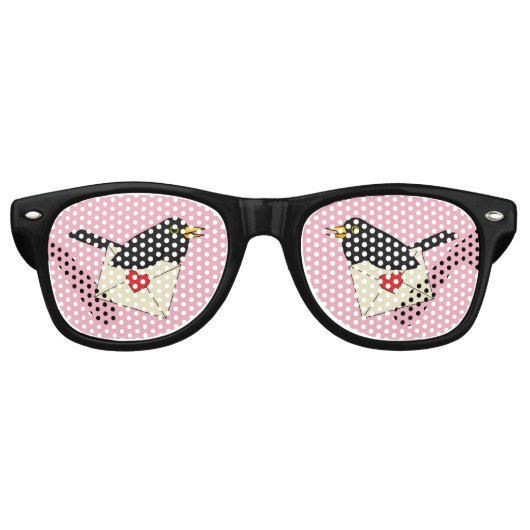 Van Blackbird met liefde Retro Zonnebril (Voorkant)