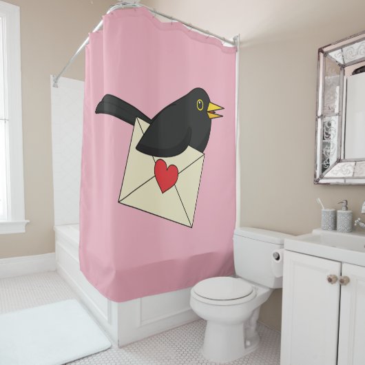 Van Blackbird met Love Douchegordijn (In situ)