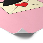 Van Blackbird met Love Poster (Hoek)