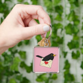 Van Blackbird met Love Sleutelhanger (Hand)