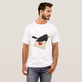 Van Blackbird met Love T-shirt (Voorkant volledig)