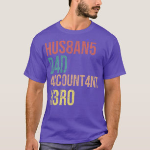 van boekhoudkundig pa accountant pater Gift Idee T-shirt