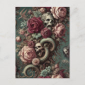 Van Bone & Vine – Gotisch Victoriaans Feestdagenkaart (Voorkant)