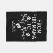 Van Bont Mama naar Ba Fleece Deken (Voorkant (Horizontaal))