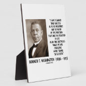 Van Booker T. de Obstakels van Washington Overkome Fotoplaat (Zijkant)