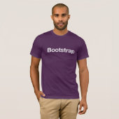 Van Bootstrap CSS het Paarse T-shirt van het Kader (Voorkant volledig)