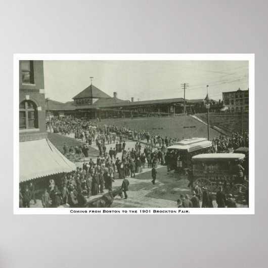 Van boston naar brockton fair. poster (Voorkant)