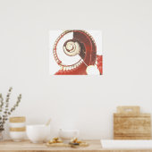 Van boven naar boven poster (Keuken)