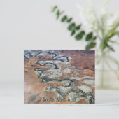 van bovenaf briefkaart (Staand voorkant)