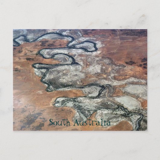 van bovenaf briefkaart (Voorkant)