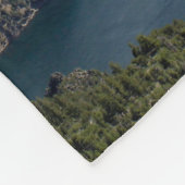 Van bovenaf kijken naar de rivier de Gunnison Fleece Deken (Hoek)