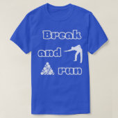van Break en run pool T-shirt (Design voorkant)