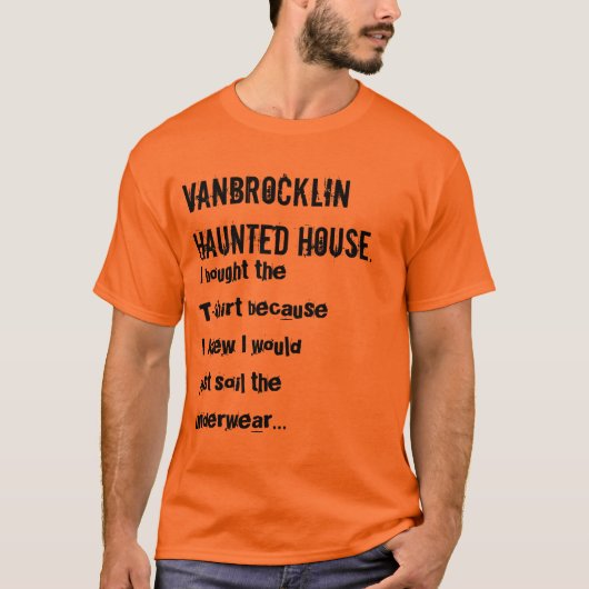 Van Brocklin Haunted House 2.0 T-shirt (Voorkant)