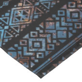  van Bronze en Rust Aztec Peruaanse stampat Tafelkleed (Gekanteld)