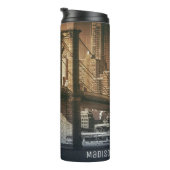 "Van Brooklyn naar Manhattan" aangepaste naam tumb Thermosbeker (Geroteerd rechts)
