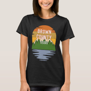 Van Brown County Texas  Sunset T-shirt