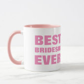 Van bruid tot haar bruidbruid beste bridesmaid ooi mok (Links)