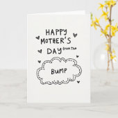 Van Bump Moederdag wolkenkaart Kaart (Gele Bloem)