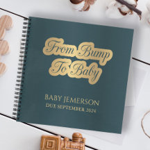 Van Bump naar Baby Keepsake Pregnancy Journal