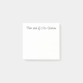 Van bureau tot lerarennaam toevoegen Eenvoudige mi Post-it® Notes