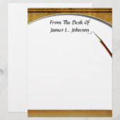 Van bureau van...  briefhoofd (Voorkant / Achterkant)