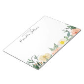 Van bureau van moderne koraalpervlakken Waterverf Notitieblok (Schuin)