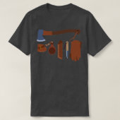 van Bushcraft Kit Survival Prepping Camping Classi T-shirt (Design voorkant)