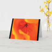 Van CA de Papaver "Hart" NOTECARD/BLANK Kaart (Gele Bloem)