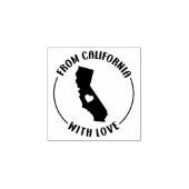 Van Californië met liefde Rubberstempel (Afrduk)