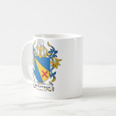 Van Campen Family Crest Koffiemok (Voorkant links)