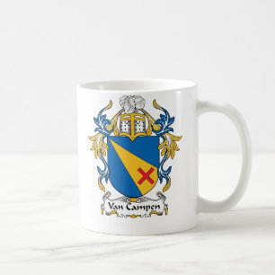 Van Campen Family Crest Koffiemok