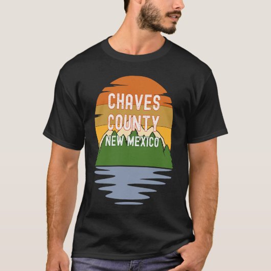 Van Chaves County New Mexico  Sunset T-shirt (Voorkant)