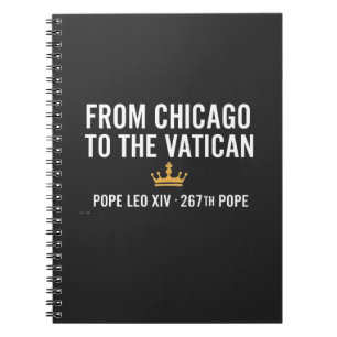Van Chicago naar het Vaticaan Paus Leo 267ste  Notitieboek