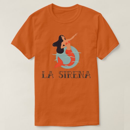 van Chicana Loteria Mermaid T T-shirt (Design voorkant)