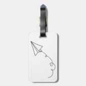 Van Chilis tot Aisle Donkey Joke label Bagagelabel (Achterkant verticaal)