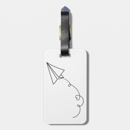 Van Chilis tot Aisle Donkey Joke label Bagagelabel (Achterkant verticaal)