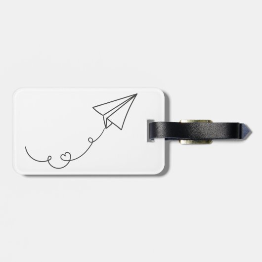 Van Chilis tot Aisle Donkey Joke label Bagagelabel (Achterkant horizontaal)