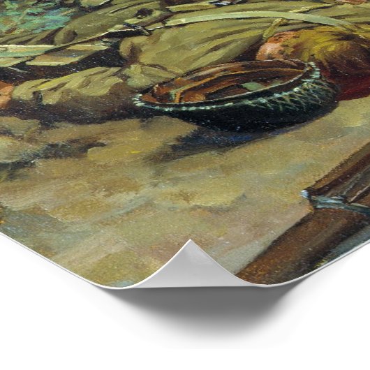 Van Cornrow naar Hedgerow door Keith Rocco Poster