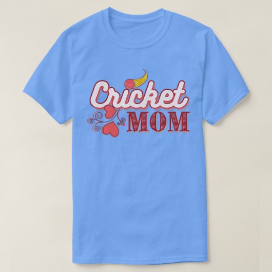 Van Cricket Mam houden T-shirt (Design voorkant)