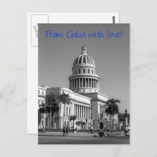 Van Cuba met liefde Briefkaart (Voorkant / Achterkant)