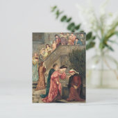 Van Dante's Vita Nuova, Maria Spartali Stillman P Briefkaart (Staand voorkant)