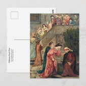 Van Dante's Vita Nuova, Maria Spartali Stillman P Briefkaart (Voorkant / Achterkant)