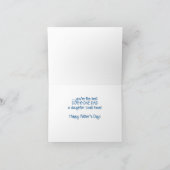 Van Daughter Vaderdag Best Doggo Dad Kaart (Binnen)