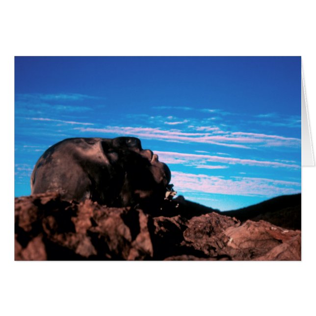 Van de aarde/gevouwen kaart (Voorkant Horizontaal)