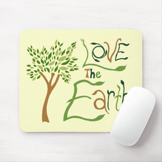 Van de Aarde houden Mousepad Muismat (Met muis)