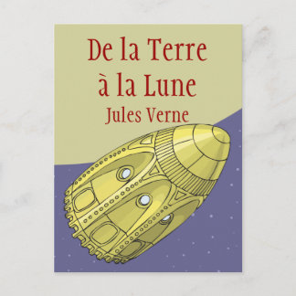 Van de aarde naar de maan - Jules Verne Briefkaart