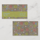 Van de Aarde Visitekaartje (Voorkant / Achterkant)