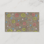 Van de Aarde Visitekaartje (Achterkant)