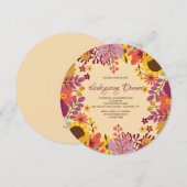 Van de achtergrond herfst Uitnodiging (Voorkant / Achterkant)